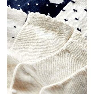 Petit Bateau Set van 5 Paar Babysokken - Varian - Maat 23/26