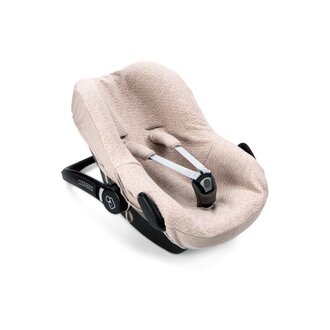 Poetree Kids Chevron Light Camel - Autostoelhoes (MaxiCosi)