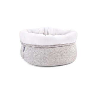 Poetree Kids Chevron Light Grey Melange - Commodemandje