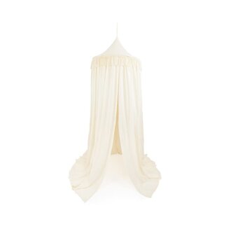 Cotton & Sweets Boho Canopy Fringe Maxi - Vanilla