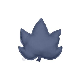 Cotton & Sweets Maple Leaf Pillow - Denim