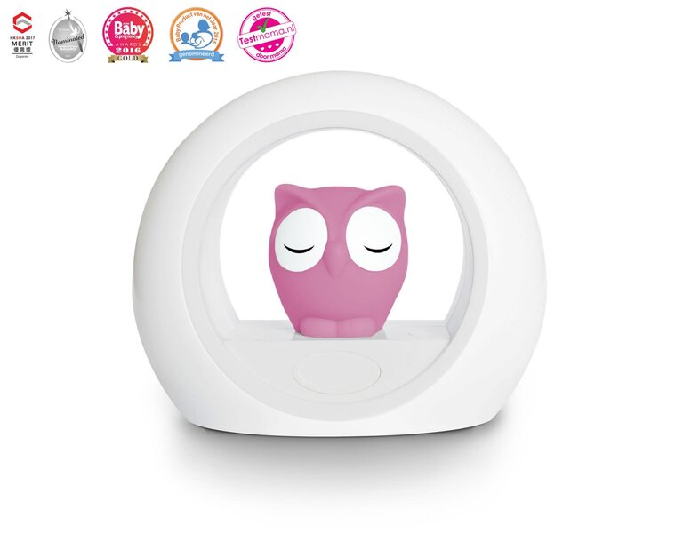 Zazu Nightlight Lou Owl - Pink