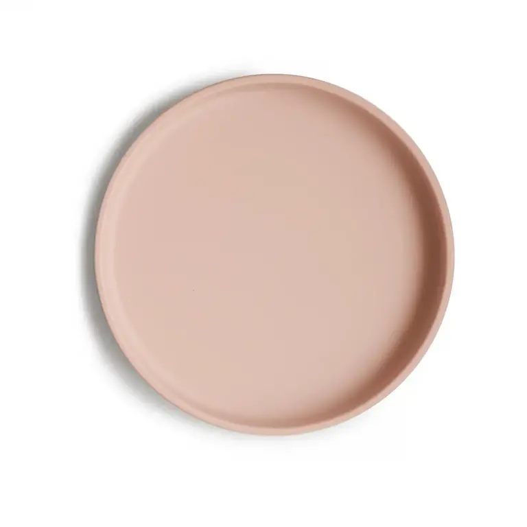 Mushie Classic Silicone Plate - Blush