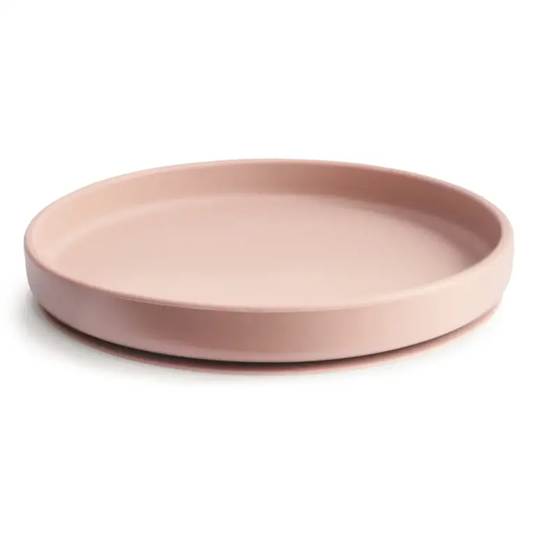 Mushie Classic Silicone Plate - Blush