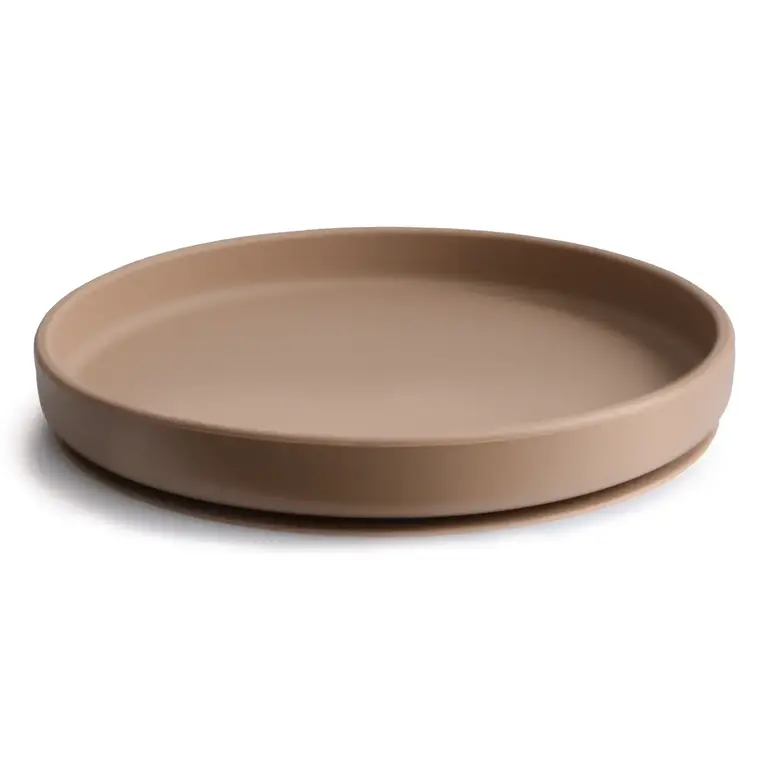 Mushie Classic Silicone Plate  - Natural