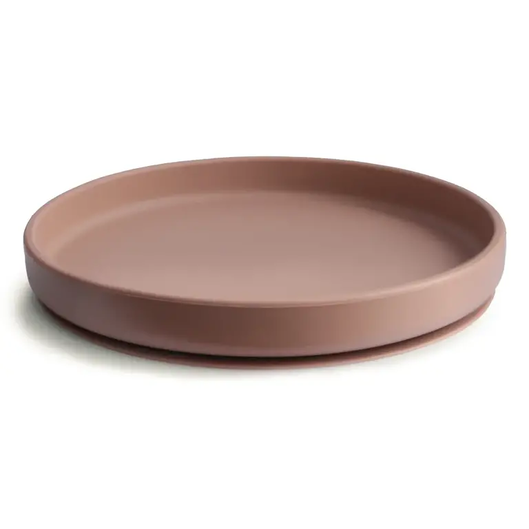 Mushie Classic Silicone Plate - Cloudy Mauve