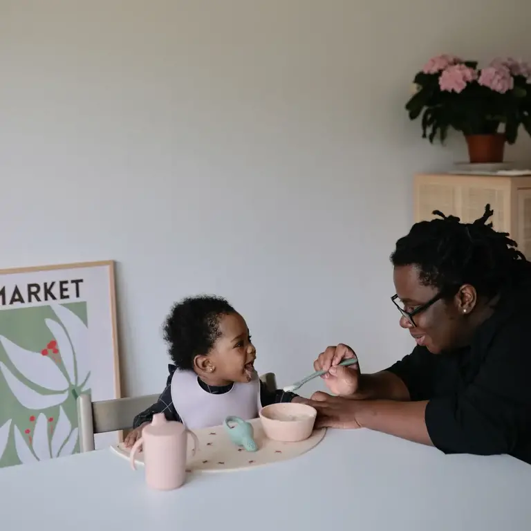 Mushie Silicone Bowl - Blush