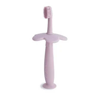 Mushie Toothbrush Flower - Soft Lilac