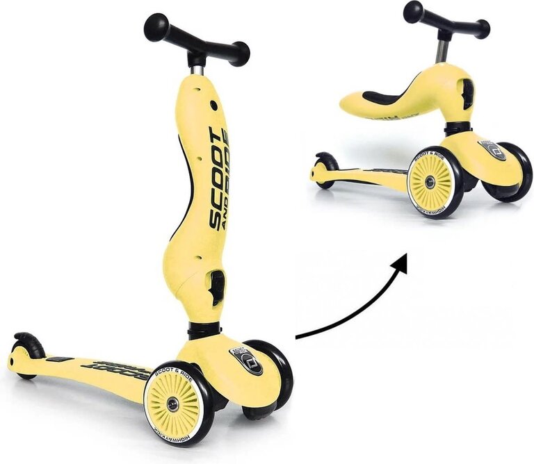 Scoot and Ride Highwaykick 1- Lemon