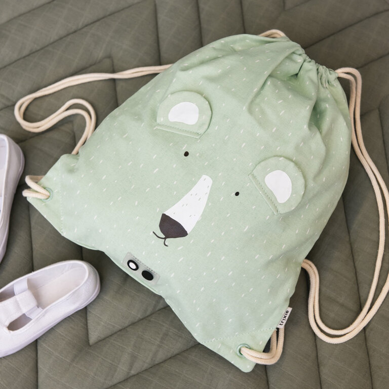 Trixie Drawstring Bag - Mr. Polar Bear