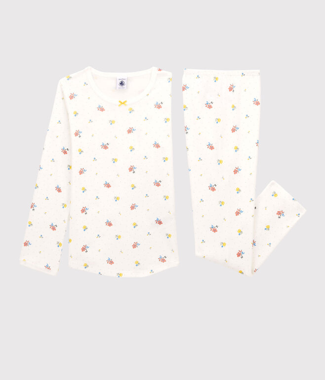 Petit Bateau Meisjespyjama met Bloemenprint - 24 Maand