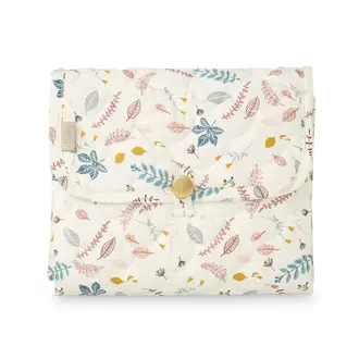 Cam Cam Copenhagen Quilted Changing Mat - Pressed Leaves Rose