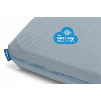 AeroSleep AeroSleep Sleep Safe Fitted Sheet - Steel Blue - 140-70