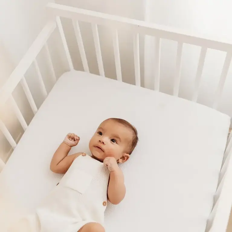 AeroSleep Sleep Safe Fitted Sheet - White - 80-40