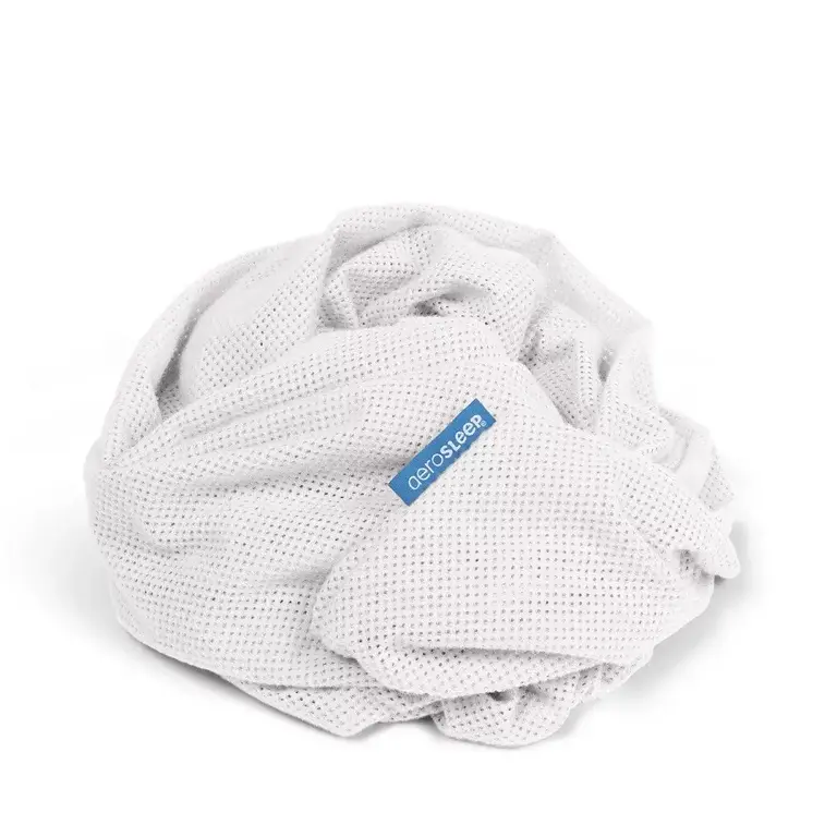 AeroSleep Sleep Safe Fitted Sheet - White - 80-40