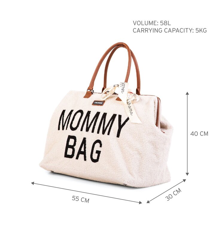 Childhome Mommy Bag Teddy Ecru