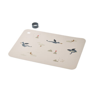 Liewood Jude Placemat - Little Dragon Sandy