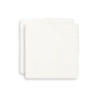 Jollein Aankleedkussenhoes Badstof 50x70cm - Ivory - 2 Stuks