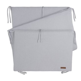 Baby's Only Bedbumper Classic - Zilvergrijs