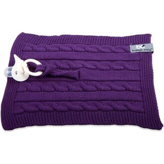 Baby's Only Speendoekje Kabel - Paars