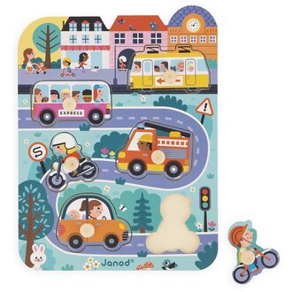 Janod Puzzel - In De Stad