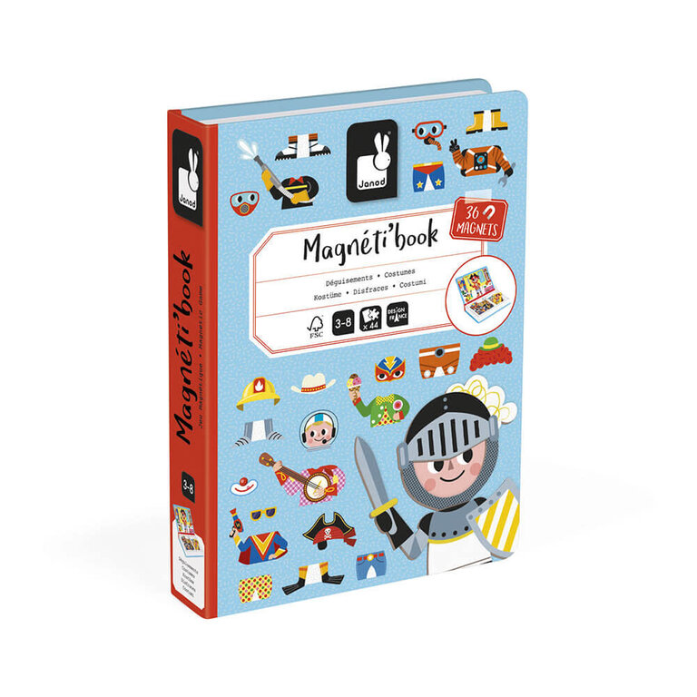 Janod Magneti'Book - Boys Costumes