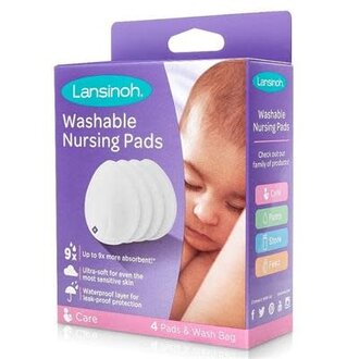 Lansinoh Wasbare borstcompressen 4 stuks