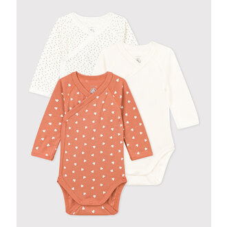 Petit Bateau 3 Bodies Naiss ML Varian Multi