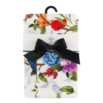 Bjällra of Sweden Pearl Velvet Blanket - Rose Garden - 75 x 100