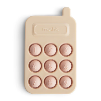 Mushie Press toy phone - Blush