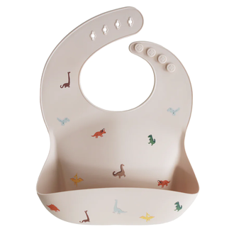 Mushie Silicone Bibs - Dino