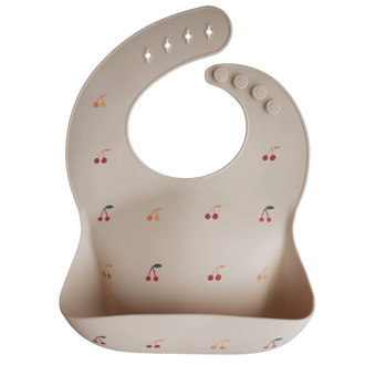 Mushie Silicone Bibs - Cherries