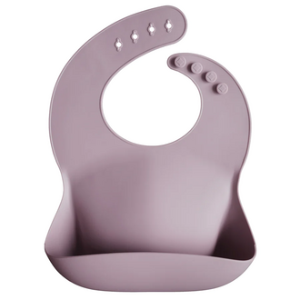 Mushie Silicone Bibs - Pale Mauve