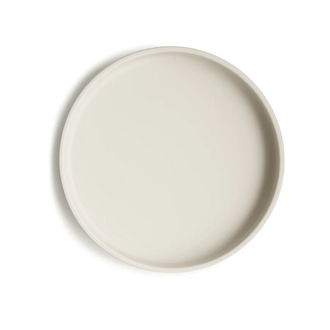 Mushie Silicone Plate  - Ivory