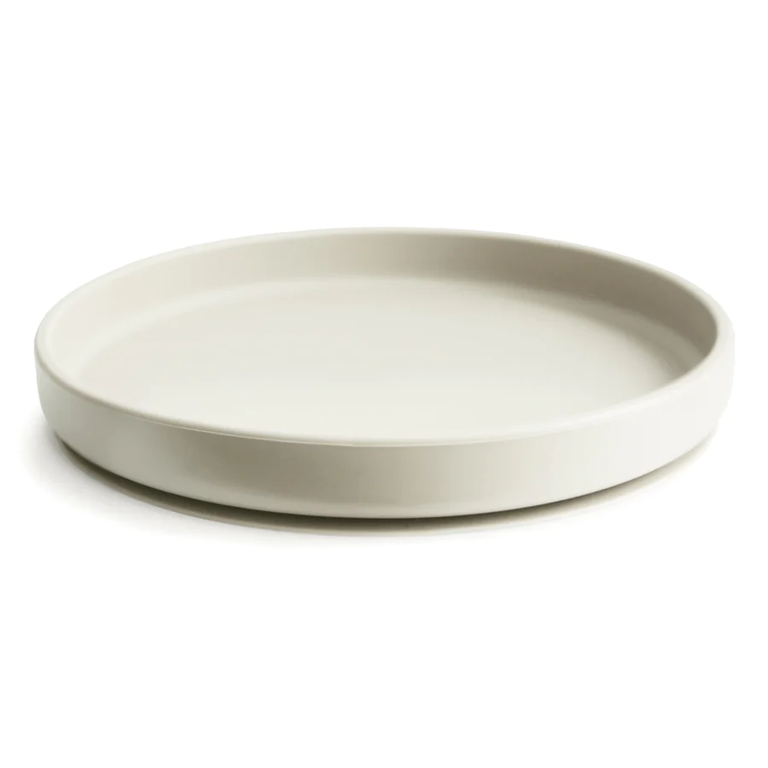 Mushie Silicone Plate  - Ivory