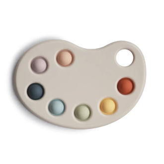 Mushie Press-toy paint palette - Multi