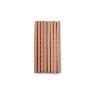 Liewood Zoe Straw Set/Cleaning Brush - Rose Mix