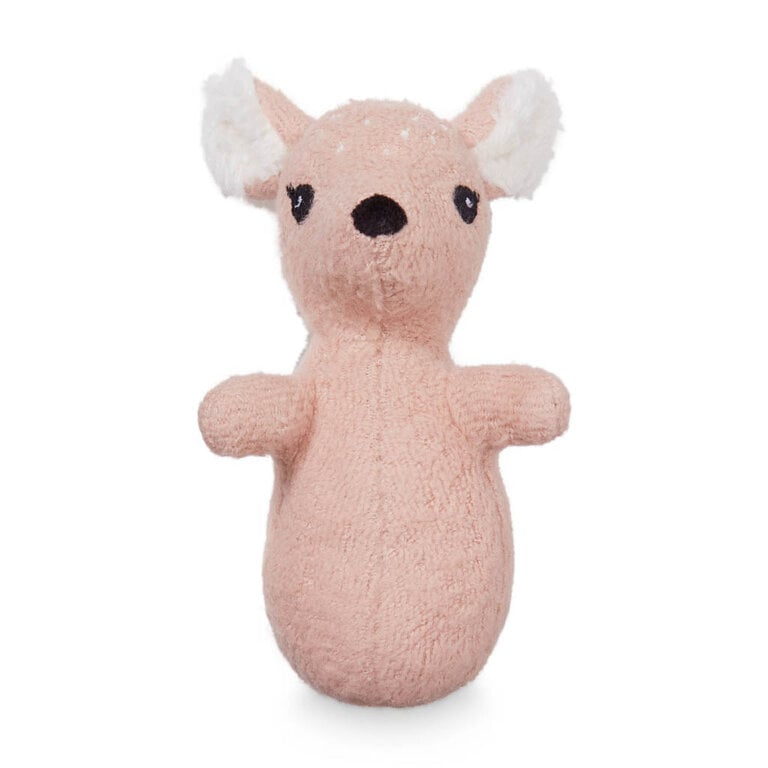 Cam Cam Copenhagen Soft Animal Rattle - Fawn