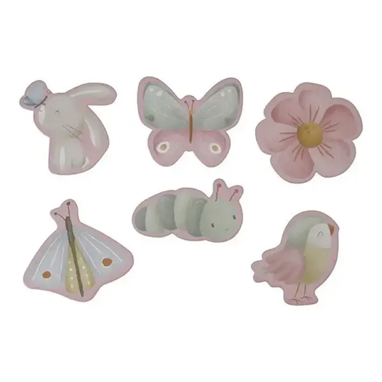 Little Dutch Vormenpuzzels Flowers & Butterflies FSC