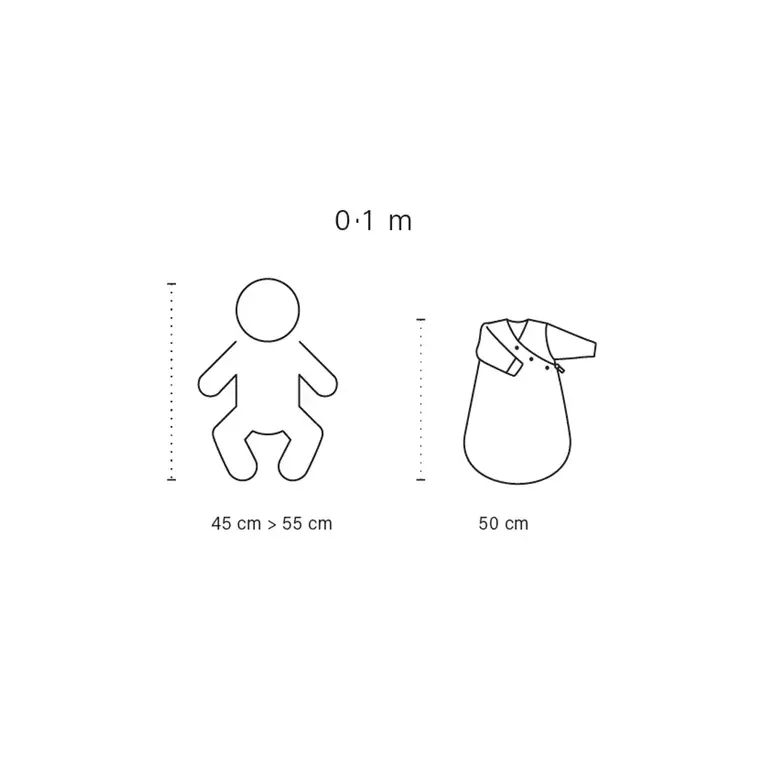 Bemini Magic Bag 0-1M Pady Quilted Jersey Quilt 21 - Tog 1.5