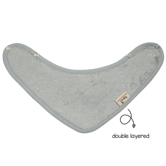 Timboo Bandana Bib Doubled 36X20Cm - Moon Blue