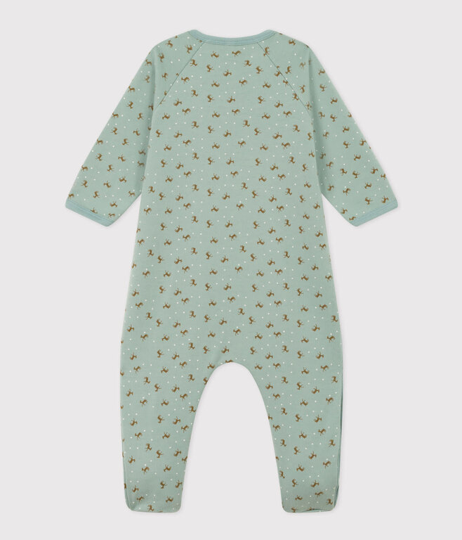 Petit Bateau Fleecepyjama met Babyprint Geitjes