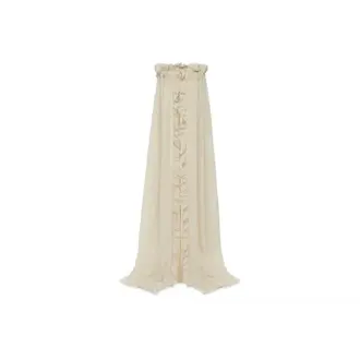 Jollein Sluier Vintage Ruffle 155cm - Nougat