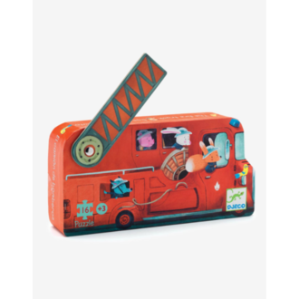 Djeco Silhouette Puzzle - The Fire Truck