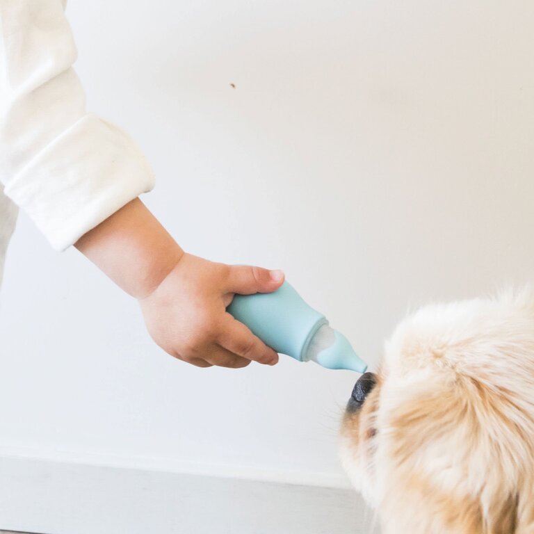 Nuby Neuspeer + Oorreiniger met Softtip - Blauw