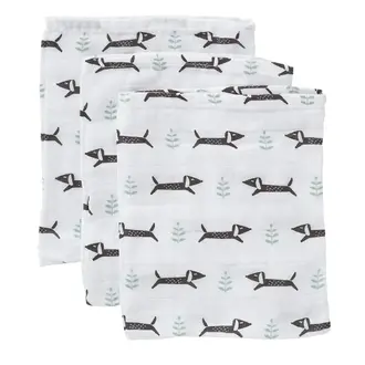 Fresk Wash cloth set 3 pcs. Dachsy