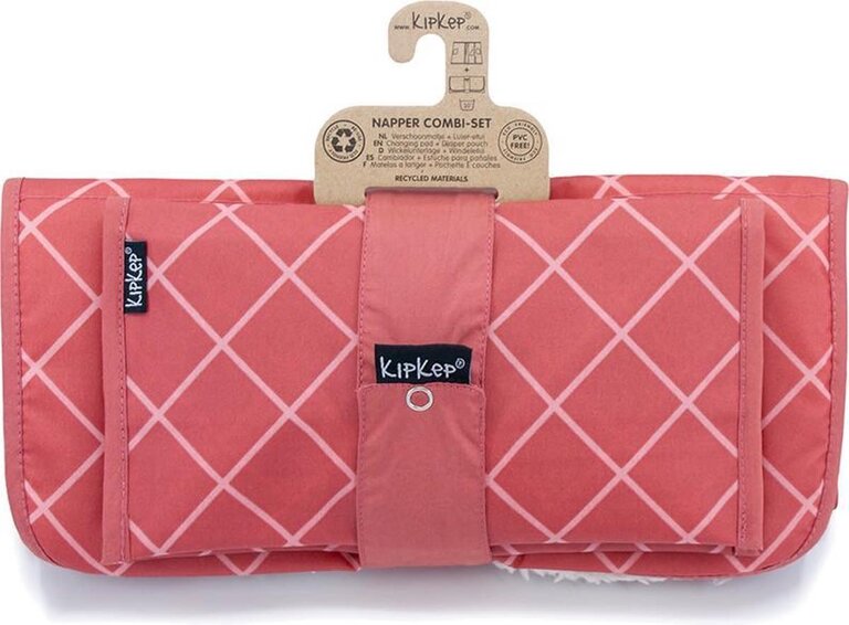 KipKep Napper Combi-set - Dusty Clay Teddy