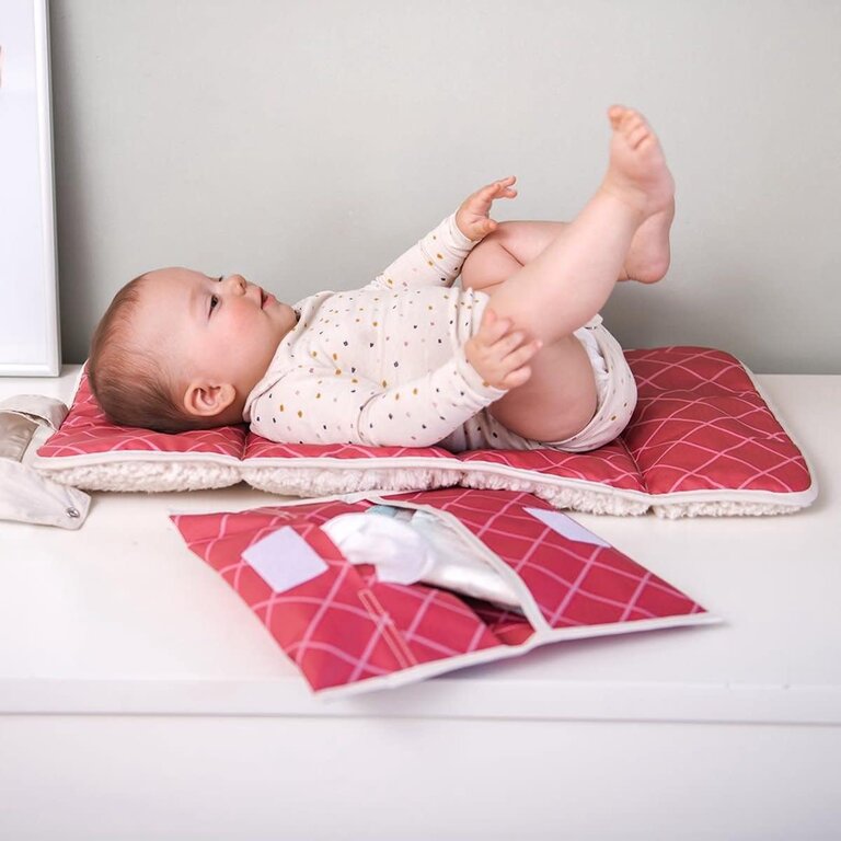 KipKep Napper Combi-set - Dusty Clay Teddy