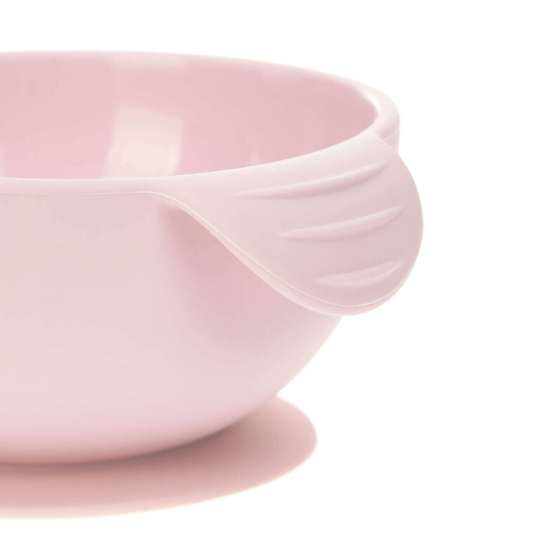 Lässig Silicone Bowl with Suction Pad - Pink