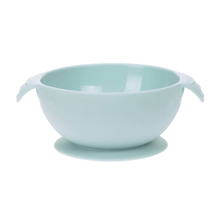 Lässig Silicone Bowl with Suction Pad - Blue